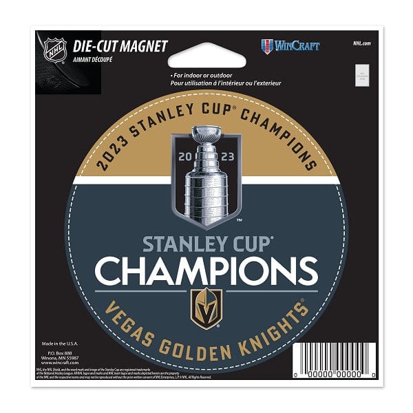 Vegas Golden Knights 2023 Stanley Cup Champions 5 Inch Die Cut