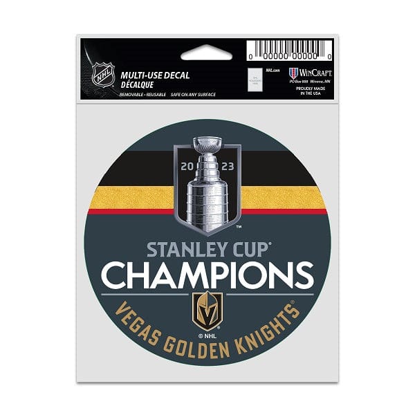 2023 Stanley Cup Champions Vegas Golden Knights Fan Decal, 3.5x5 Inch