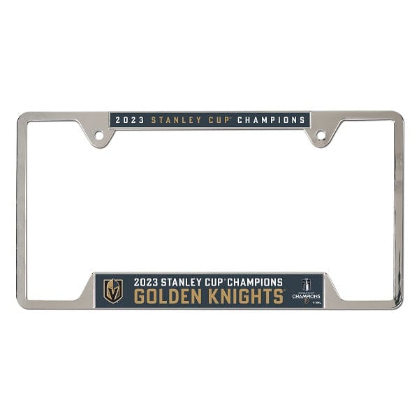 2023 Stanley Cup Champions Vegas Golden Knights Metal License Plate Frame