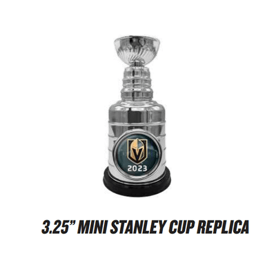 2023 Stanley Cup Champions Vegas Golden Knights Mini Stanley Cup Replica, 3.25"