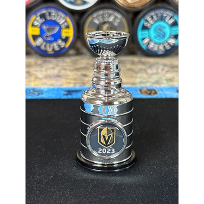 2023 Stanley Cup Champions Vegas Golden Knights Mini Stanley Cup Replica, 3.25"