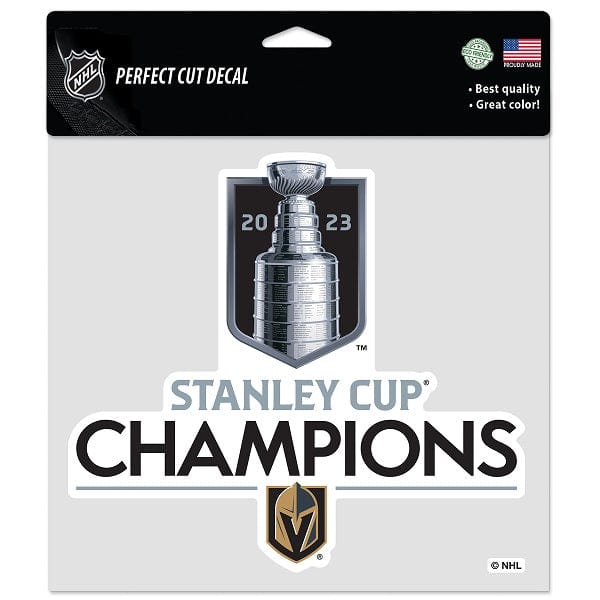 2023 Stanley Cup Champions Vegas Golden Knights Perfect Cut Decal, 8x8 Inch