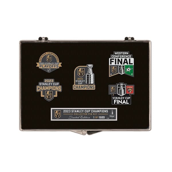 2023 Stanley Cup Champions Vegas Golden Knights Pin Set, 5 Piece