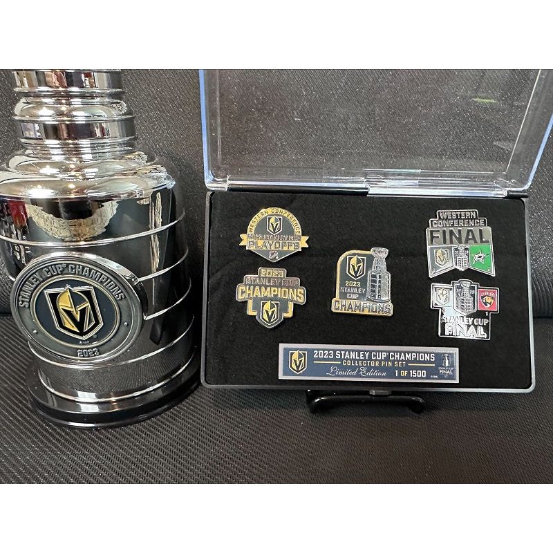 Vegas Golden Knights 2023 Stanley Cup Champions Shot Glass Set