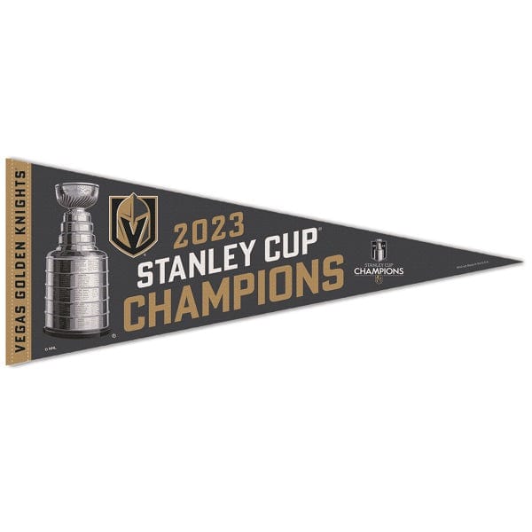 2023 Stanley Cup Champions Vegas Golden Knights Premium Pennant, 12x30'