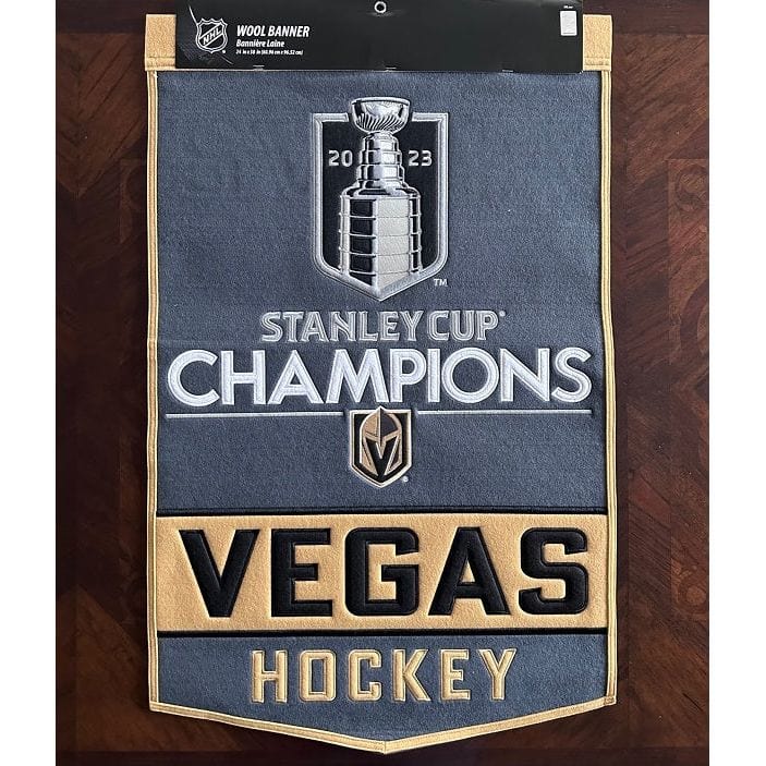 VEGAS GOLDEN KNIGHTS NHL STANLEY CUP CHAMPIONS WOOL & LEATHER
