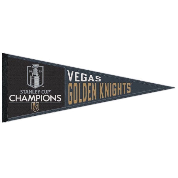 2023 Stanley Cup Champions Vegas Golden Knights Wool Pennant