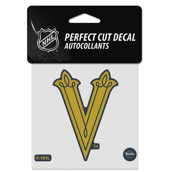 Vegas Golden Knights 4x3 Vinyl Die Cut Sticker - Jonathan Player Logo, 2021 Limited Edition - View #2