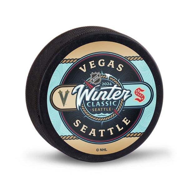 2024 NHL Winter Classic Vegas Golden Knights vs. Seattle Kraken Hockey Puck