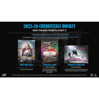 Puck Gal Card Breaks Public #217 2025-26 Credentials NEW Release 10-Box Break