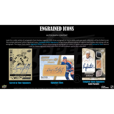 Puck Gal Card Breaks #1971: New Release Day 24-25 Engrained Icons Case Pick Your Team
