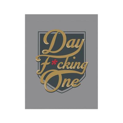Home Decor "Day F*cking One" Vegas Golden Knights Vertical Flag, 24x32"