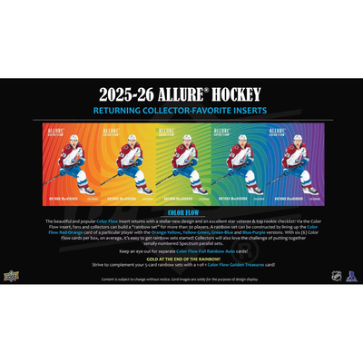Puck Gal Card Breaks #2026: 2025-26 Allure Pick Your Team Inner Case Break (9 Boxes)!