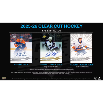 Puck Gal Card Breaks #2381: NEW 2025-26 Clear Cut "Take Or Pass" Inner Case Break (14 Participants)