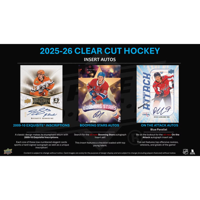 Puck Gal Card Breaks #2381: NEW 2025-26 Clear Cut "Take Or Pass" Inner Case Break (14 Participants)
