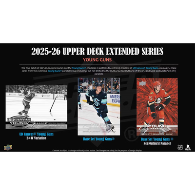 Puck Gal Card Breaks Public #223: 25/26 Extended Series Half Case Pick Your Team (6 Boxes)!