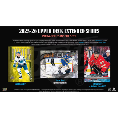 Puck Gal Card Breaks Public #223: 25/26 Extended Series Half Case Pick Your Team (6 Boxes)!