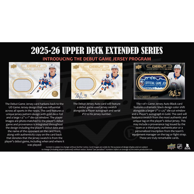 Puck Gal Card Breaks Public #223: 25/26 Extended Series Half Case Pick Your Team (6 Boxes)!
