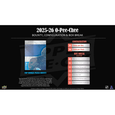 Puck Gal Card Breaks #2045 NEW RELEASE DAY 2025-26 O-Pee-Chee Hobby!