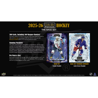 Puck Gal Card Breaks #2254: NEW 2025-26 O-Pee-Chee Platinum 4-Box Randomizer Break