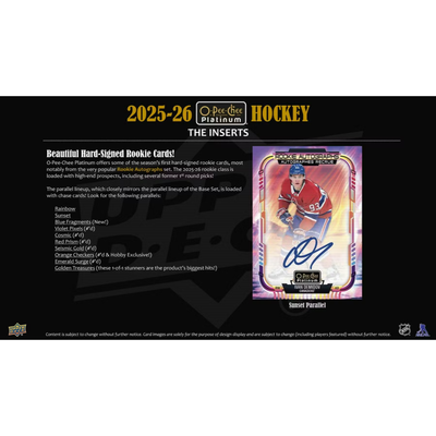Puck Gal Card Breaks #2254: NEW 2025-26 O-Pee-Chee Platinum 4-Box Randomizer Break