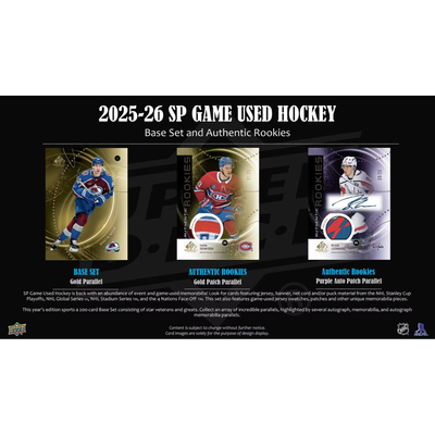 Puck Gal Card Breaks Public #210F - NEW Release 2025-26 SP Game Used Combo Break!