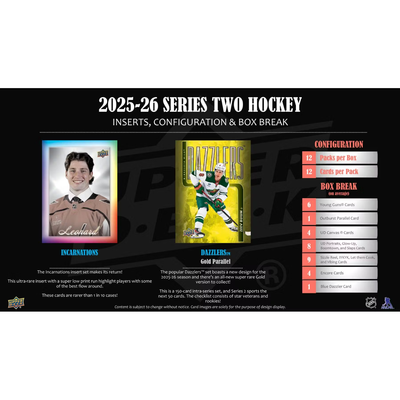 Puck Gal Card Breaks #2117: Half Case Break NEW RELEASE 2025-26 Series Two Hockey