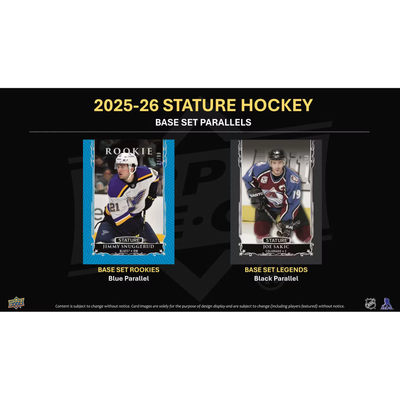 Puck Gal Card Breaks #2463: 25/26 Stature Master Case Pick Your Team!  (16 Boxes)