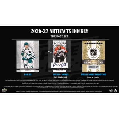 Puck Gal Card Breaks #2420: 2026-27 Artifacts New Release Day Inner Case Break