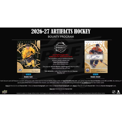 Puck Gal Card Breaks #2420: 2026-27 Artifacts New Release Day Inner Case Break