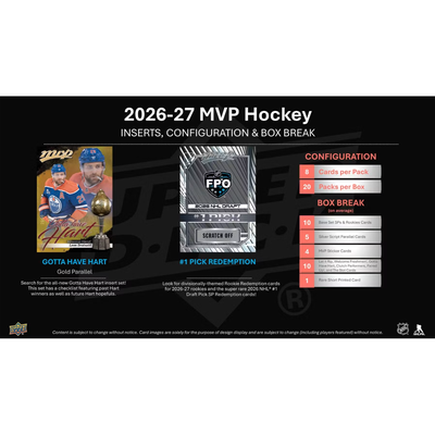 Puck Gal Card Breaks #2364: 2026-27 MVP Hockey NEW RELEASE DAY 5-Box