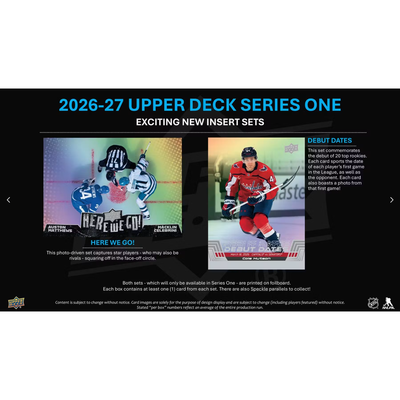 Puck Gal Card Breaks #2441: Half Case Break NEW RELEASE 2026-27 Series One Hockey