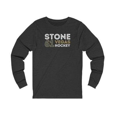 Long-sleeve Mark Stone Shirt 61 Vegas Hockey Grafitti Wall Design Unisex Jersey Long Sleeve