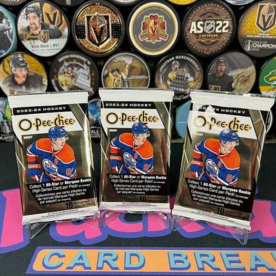 Puck Gal Card Breaks:   Personal Packs Break '23-24 O-Pee-Chee Hockey Hobby