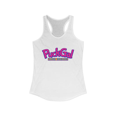 Puck Gal Card Breaks Racerback Tank Top