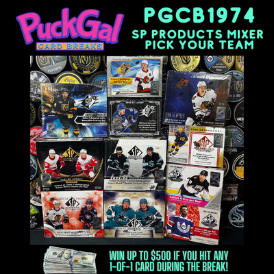 Puck Gal Card Breaks #1974 SP Products Mixer Pick Your Team!