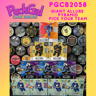 Puck Gal Card Breaks #2058 Giant Allure Pyramid Pick Your Team!