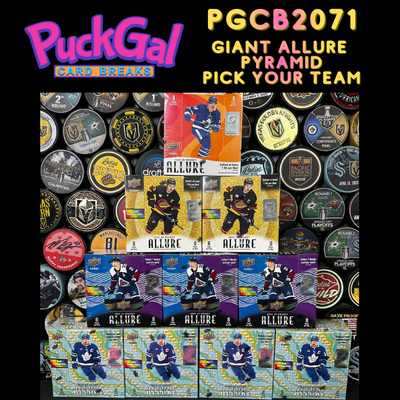 Puck Gal Card Breaks #2071 Giant Allure Pyramid Pick Your Team!