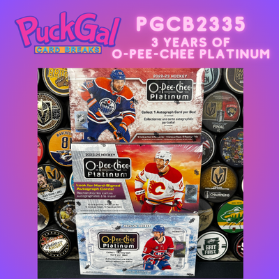 Puck Gal Card Breaks #2335: Three Years of O-Pee-Chee Platinum!