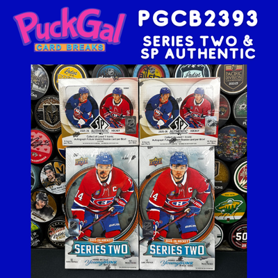 Puck Gal Card Breaks #2393: 2025-26 Series Two & SP Authentic Randomizer