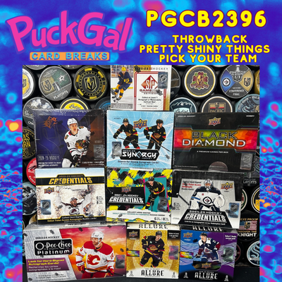 Puck Gal Card Breaks #2396: Throwback Pretty Shiny Things Pick Your Team!