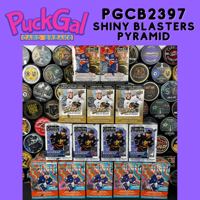 Puck Gal Card Breaks #2397: Shiny Blasters Pyramid Randomizer Break!