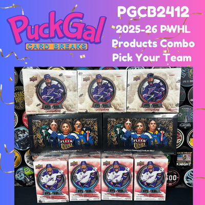 Puck Gal Card Breaks #2412: 2025-26 PWHL Products Combo Pick Your Team Break