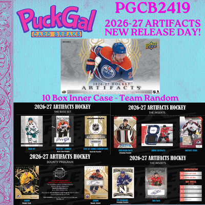 Puck Gal Card Breaks #2419: 2026-27 Artifacts New Release Day Inner Case Break