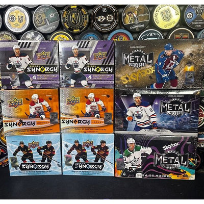 Puck Gal Card Breaks #2096: February Favorites Series - Jacque & Rachel's Skybox Metal Universe & Synergy Break!