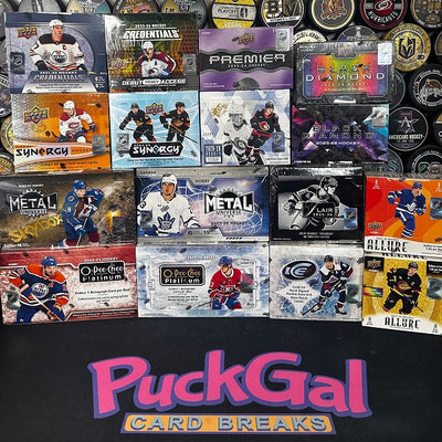 Puck Gal Card Breaks #2262: Pretty Shiny Things High Roller Randomizer