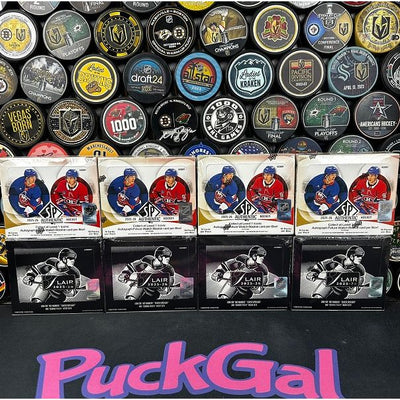 Puck Gal Card Breaks #2330:  2025-26 Flair & SP Authentic Quad Randomizer Break