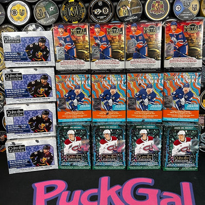 Puck Gal Card Breaks #2334: Pretty Shiny Things BlasterPalooza Pick Your Team!