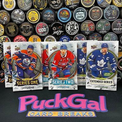 Puck Gal Card Breaks #2391: 25/26 Season Flagship Series Boxes Pick Your Team (6 Boxes)