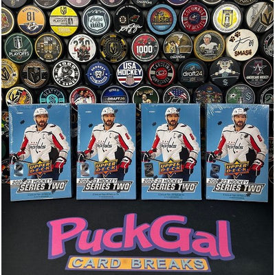 Puck Gal Card Breaks #2437:  2022-23 Series Two Quad Randomizer Break